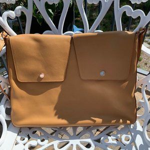 Frederick Fekkai Leather Briefcase Laptop Messenger Purse SALE!